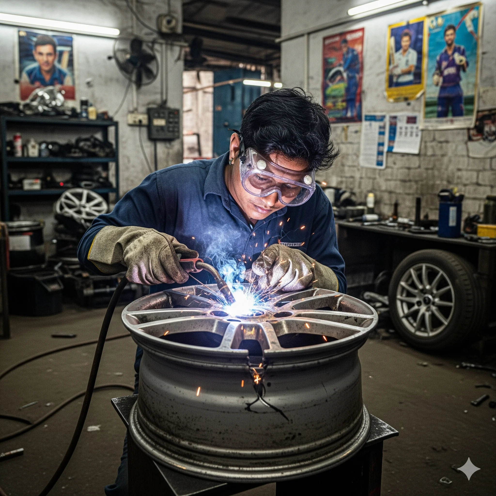 Alloy Wheel Damages and Repairs in Mumbai