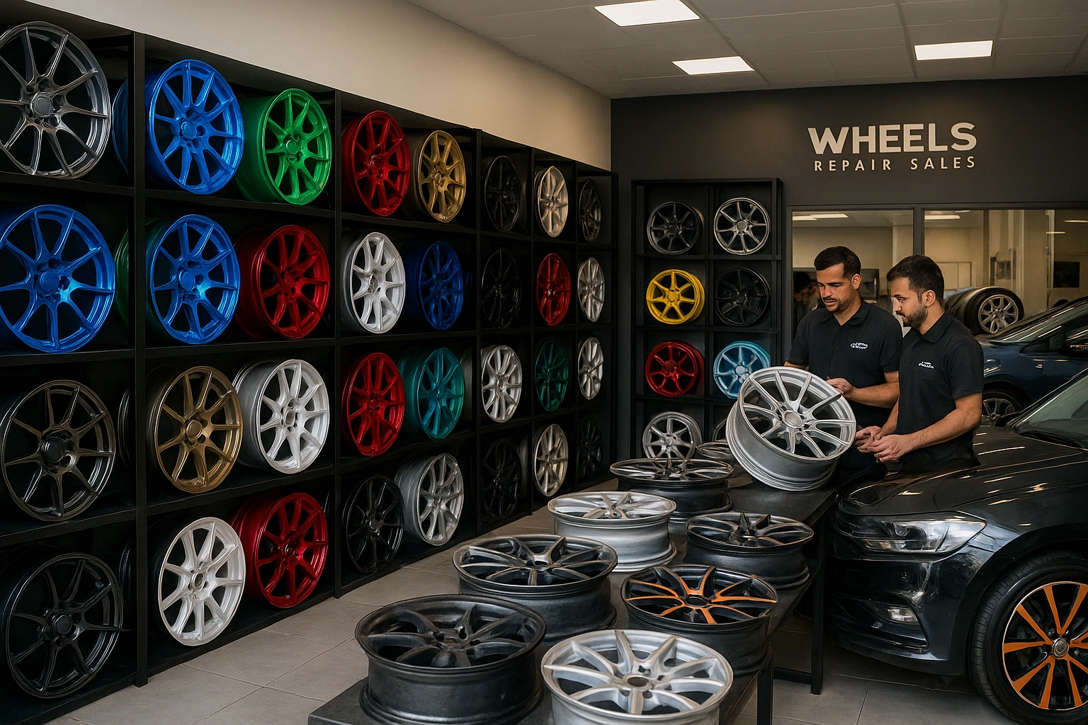 Alloy Wheel Colour Change in Mumbai