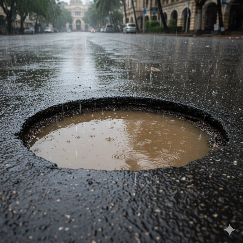 Alloy Wheel Damage in Mumbai Monsoon