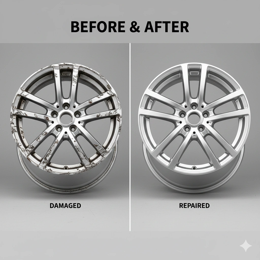 Alloy Wheel Repair Time in Mumbai