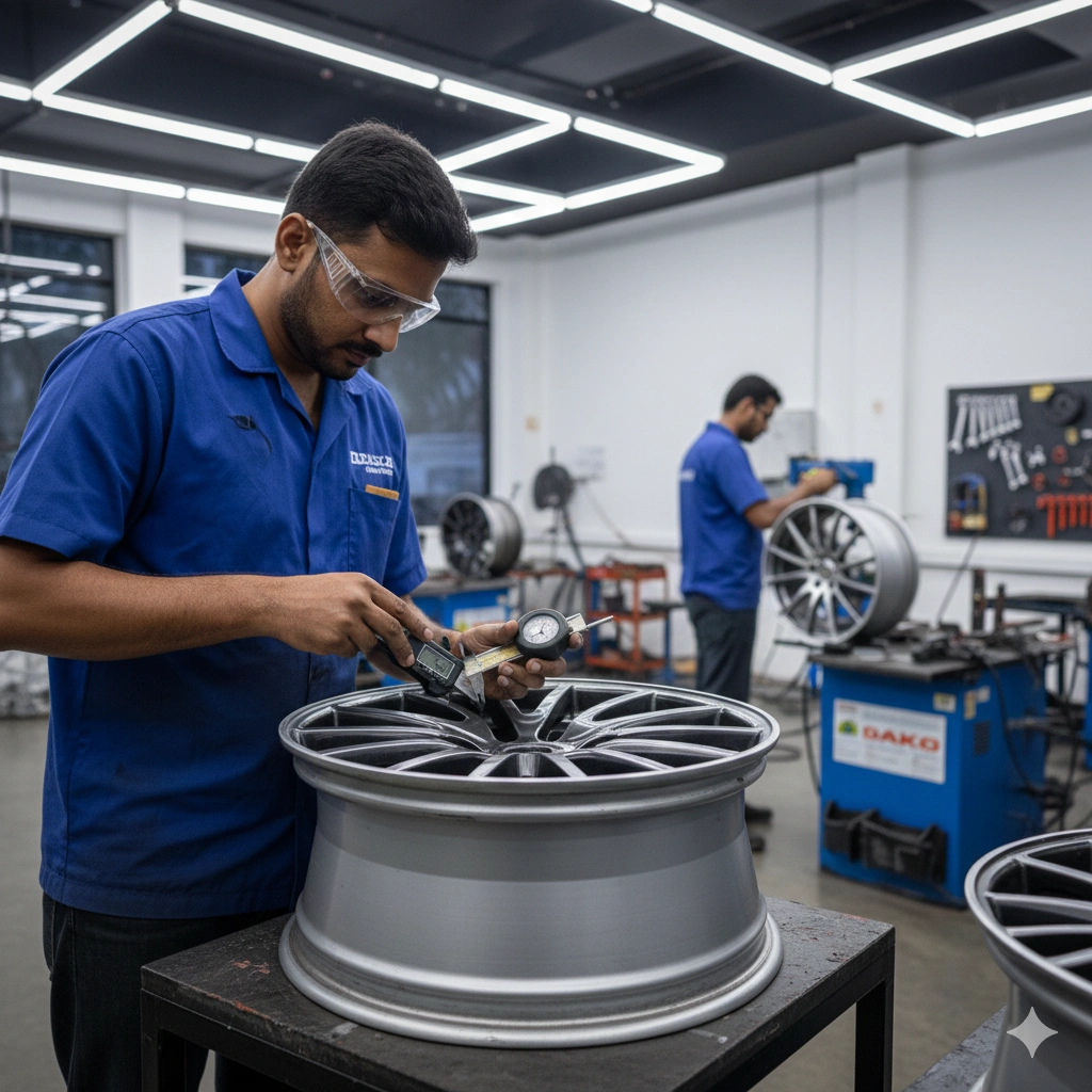 Aluminum Wheel Repair Cost in Mumbai