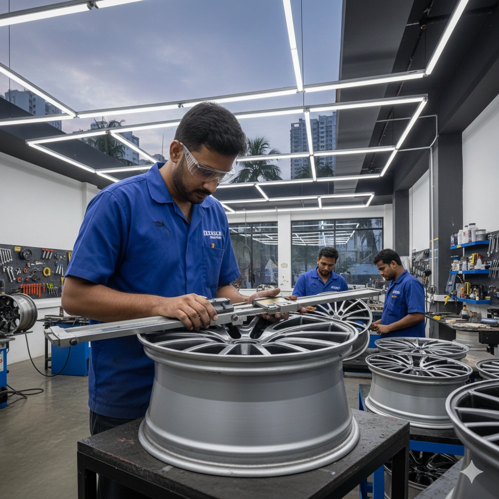 Aluminum Wheel Repair Cost in Mumbai