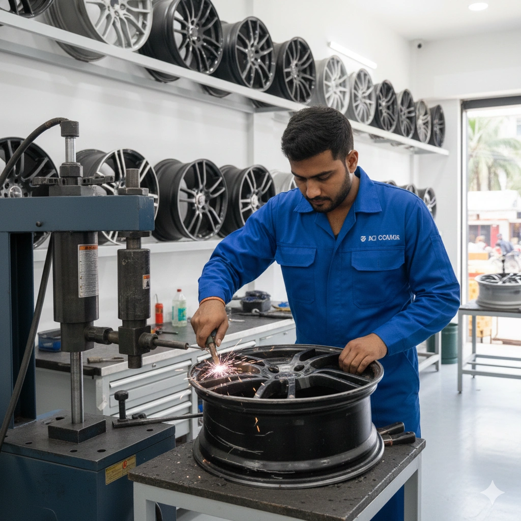 Aluminum Wheel Repair in Mumbai