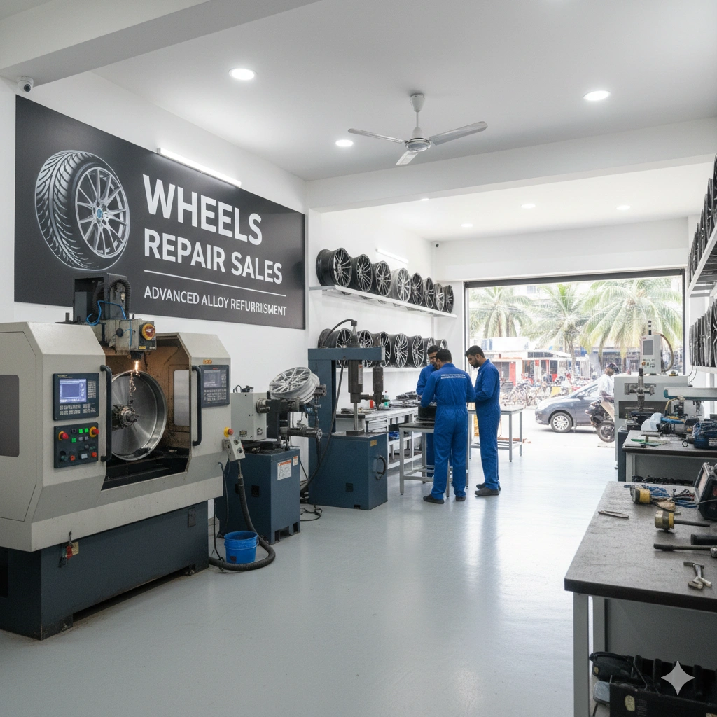 Aluminum Wheel Repair in Mumbai