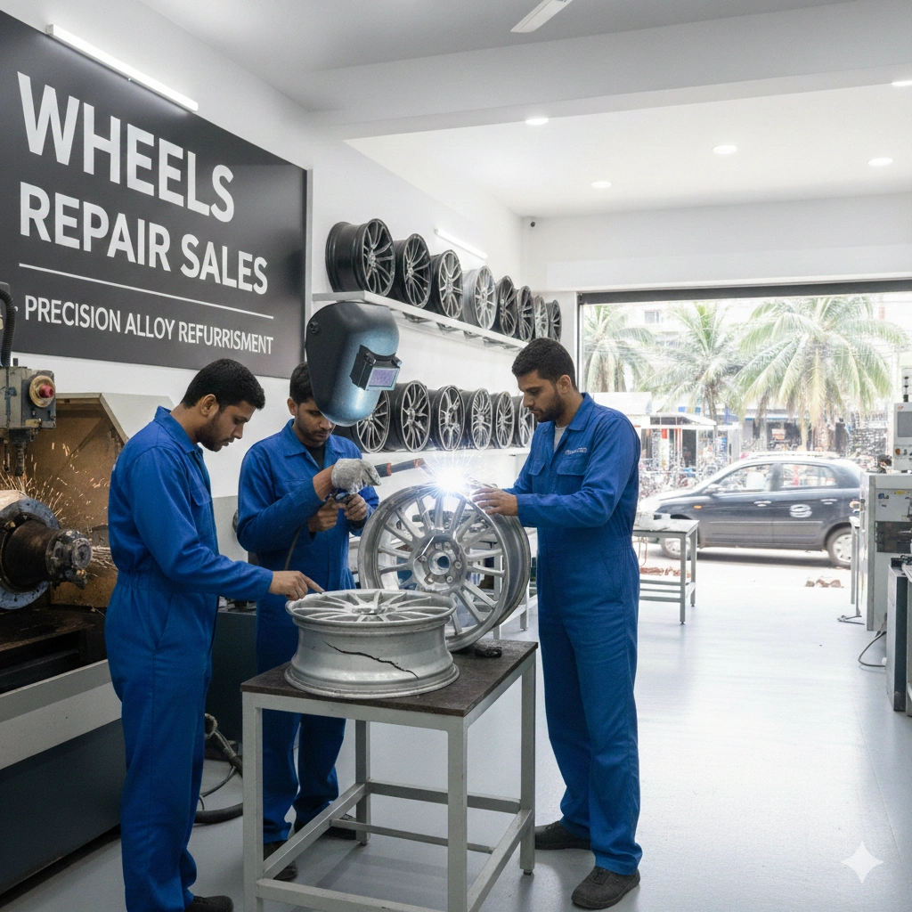 Bent Rim Repair in Mumbai