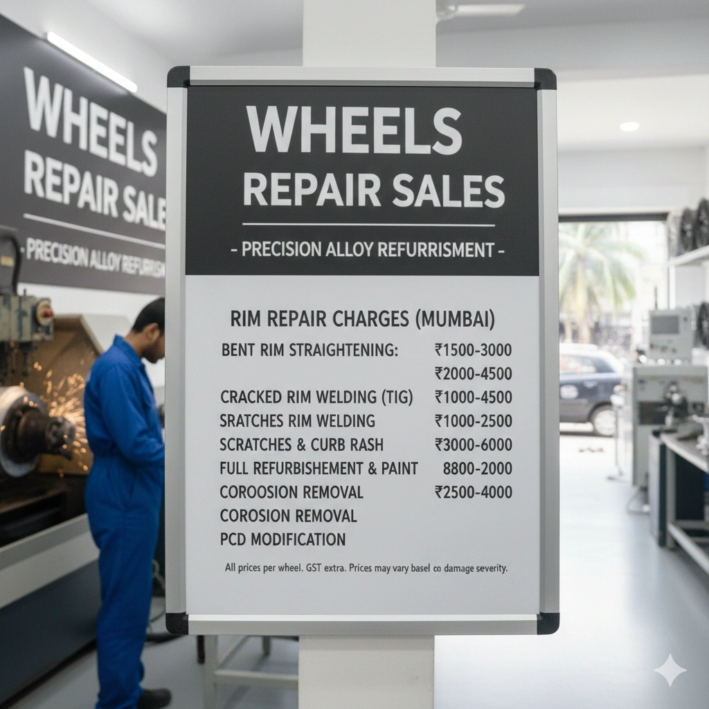 Bent Rim Repair in Mumbai