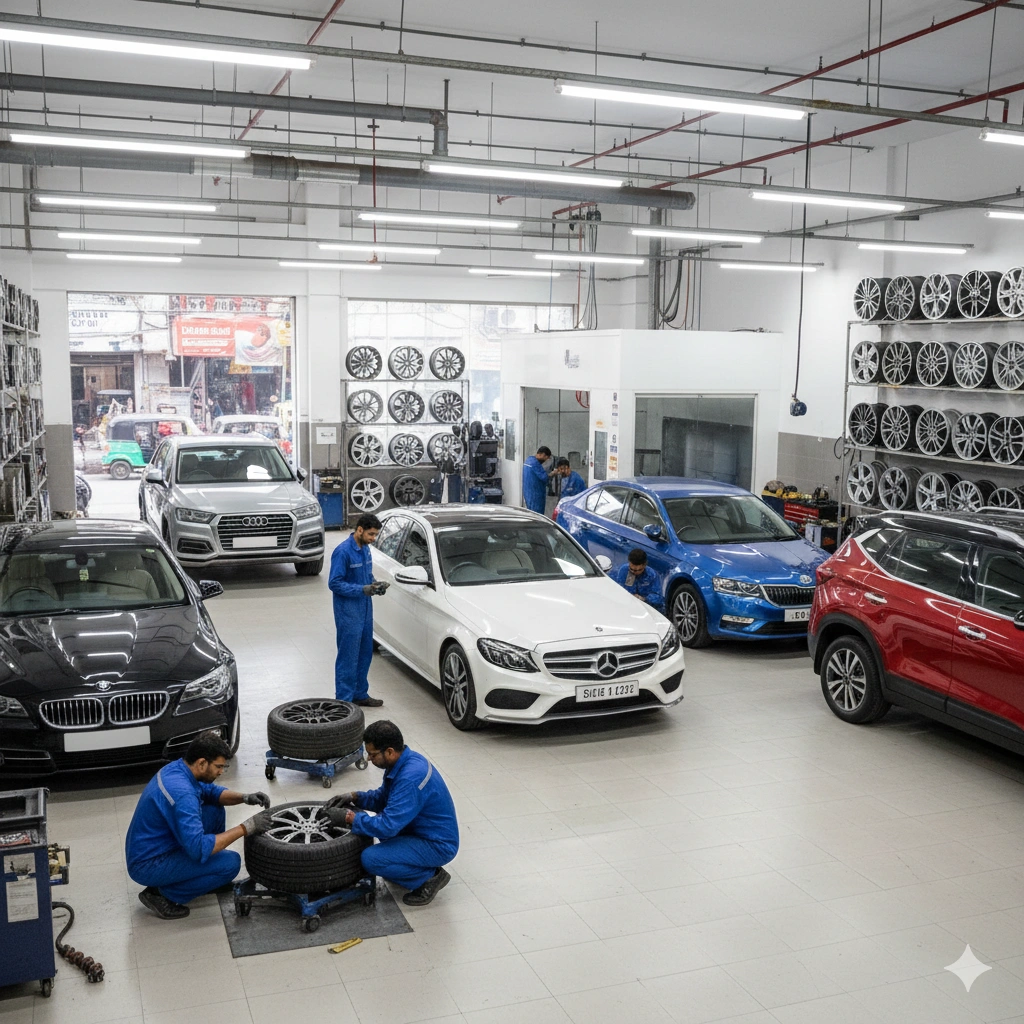 Diamond Cut Alloy Repair Cost in Mumbai