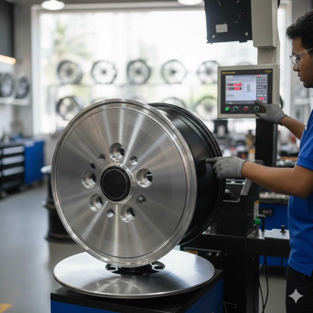 Diamond Cut Alloy Wheel Repair in Mumbai