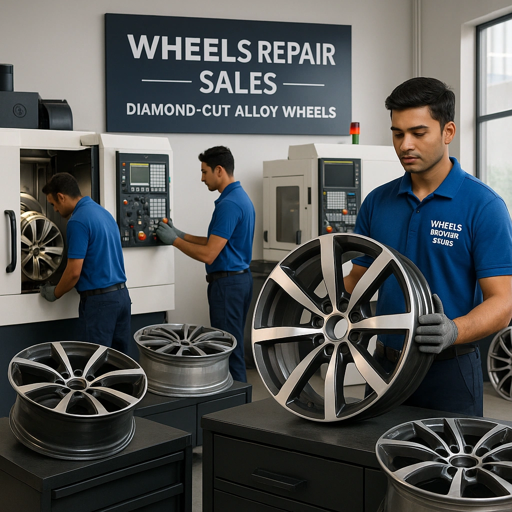 Diamond Cut Alloy Wheel Repair in Mumbai