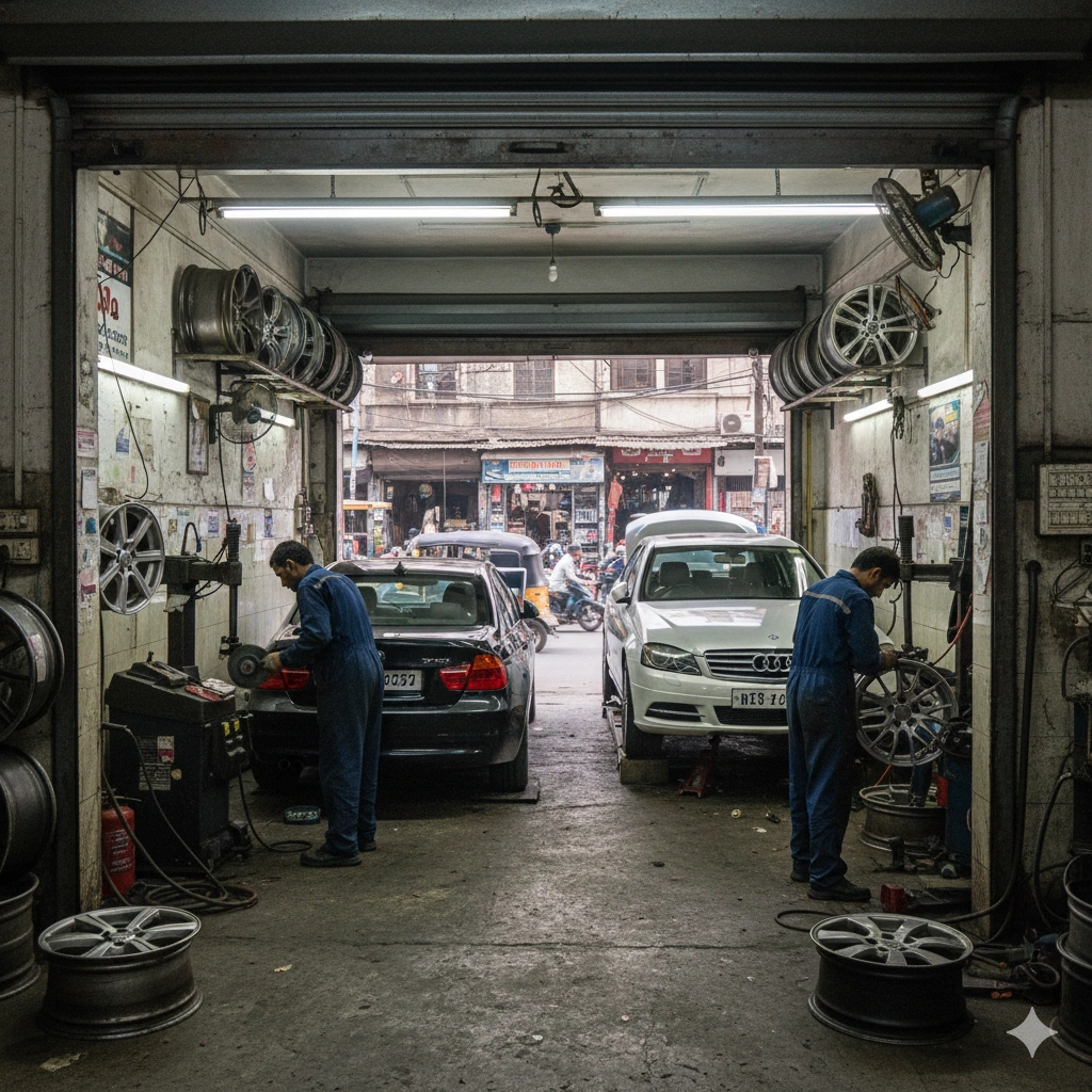 Luxury Car Aluminum Wheel Repair in Mumbai