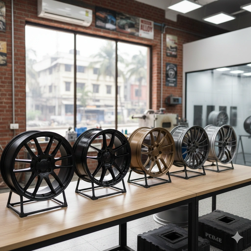 Mag Wheel Powder Coating in Mumbai