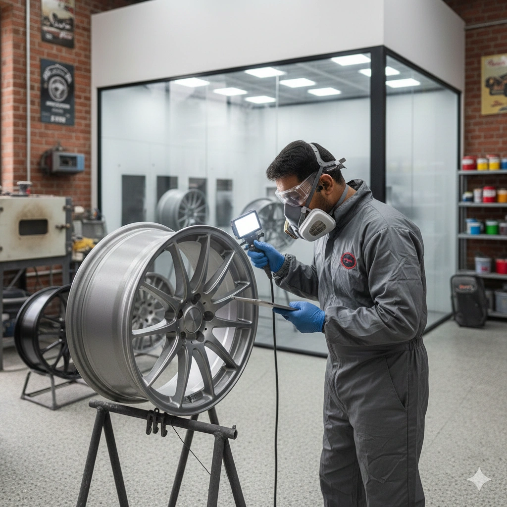 Mag Wheel Powder Coating in Mumbai