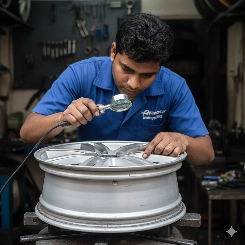 Alloy Wheel Repair Process in Mumbai