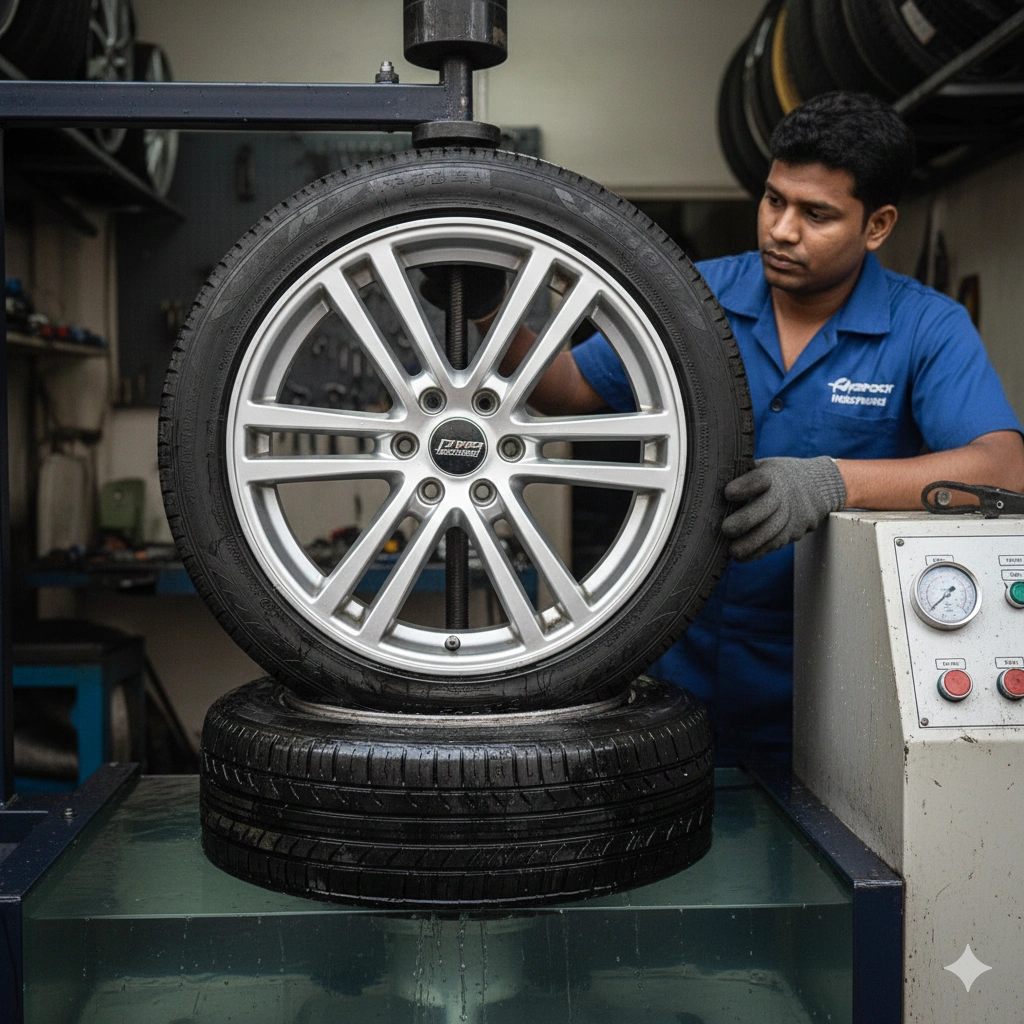 Alloy Wheel Repair Process in Mumbai