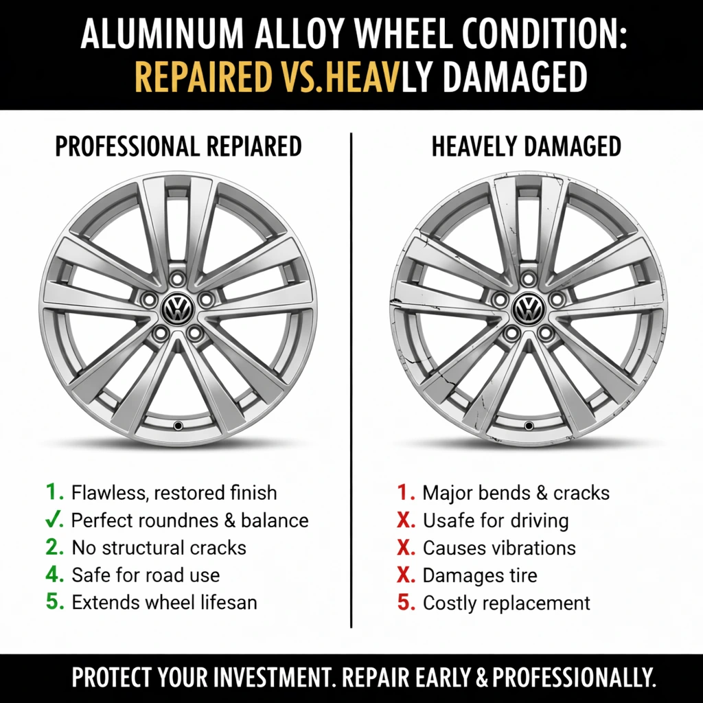 Early Aluminum Wheel Repair