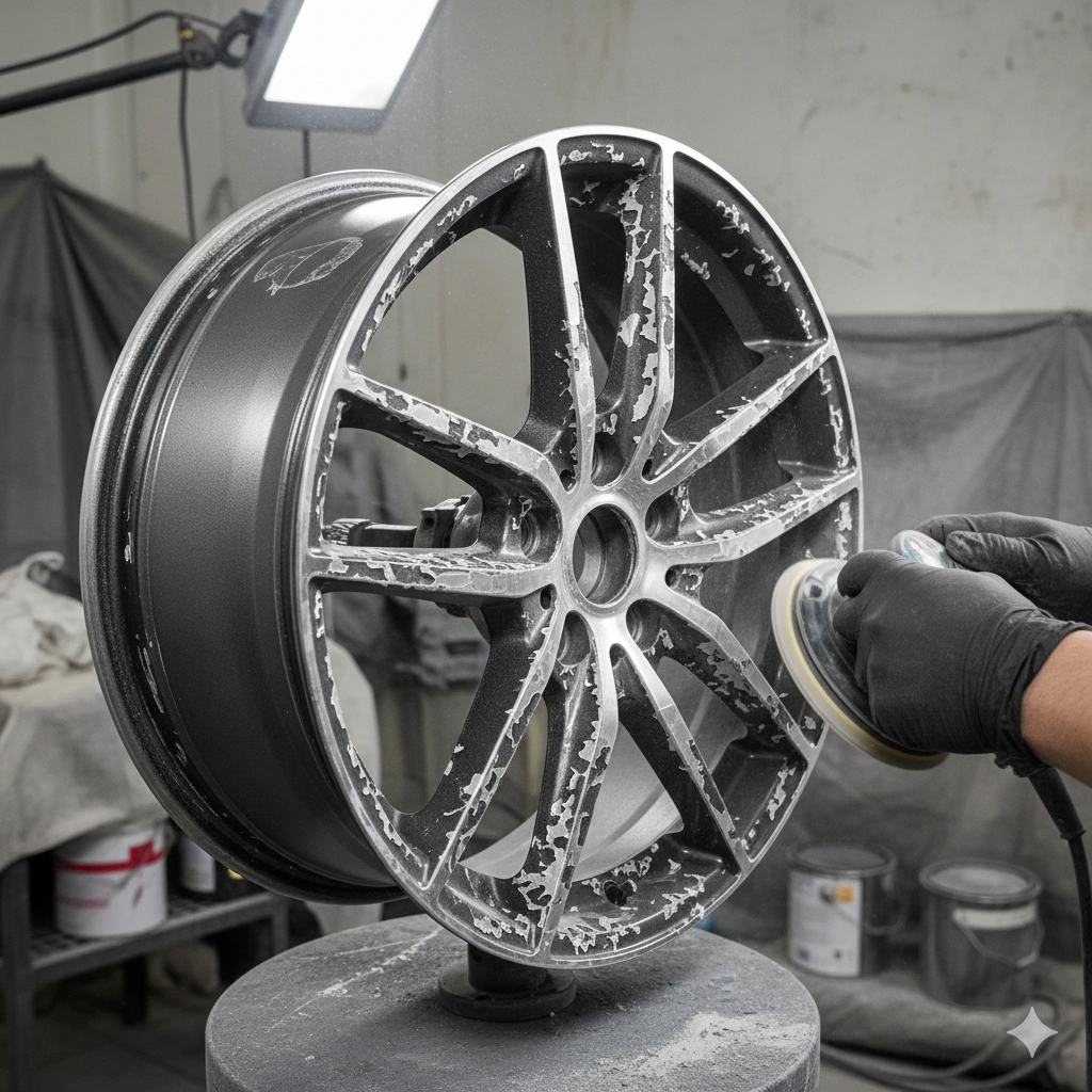 Diamond Cut Alloy Refurbishment in Mumbai