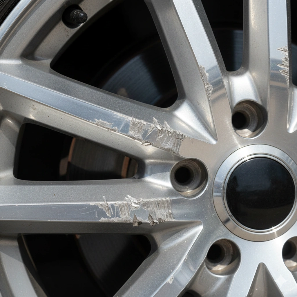 diamond cut alloy wheel problems in Mumbai