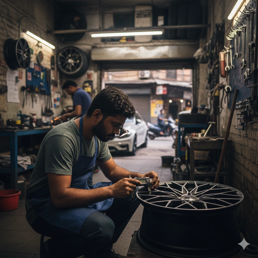 Luxury Car Alloy Wheel Repair Mumbai