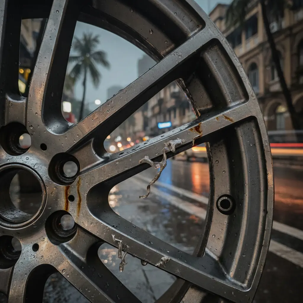 Diamond cut alloy damage