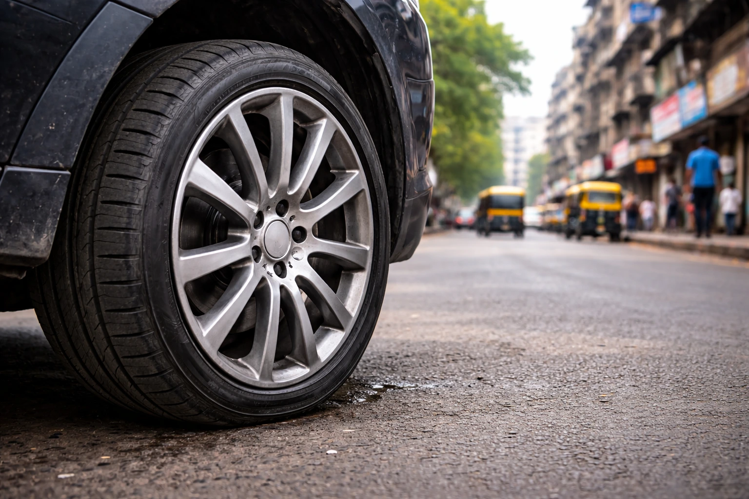 alloy wheel damage signs