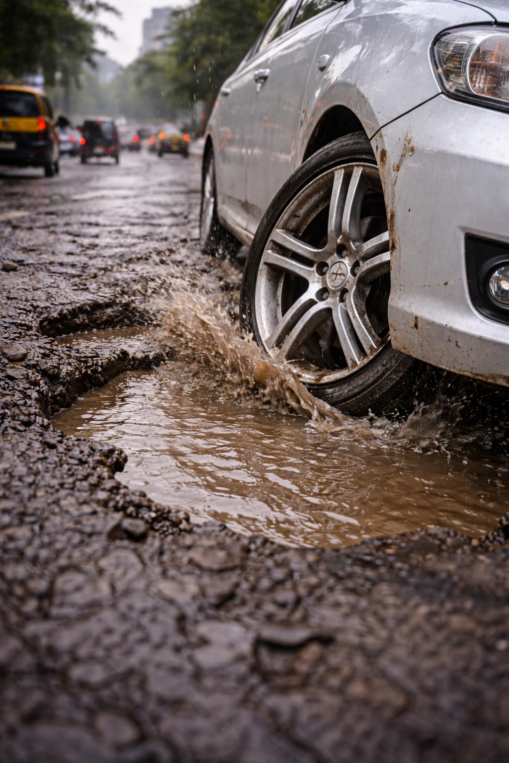 when to stop driving due to wheel damage
