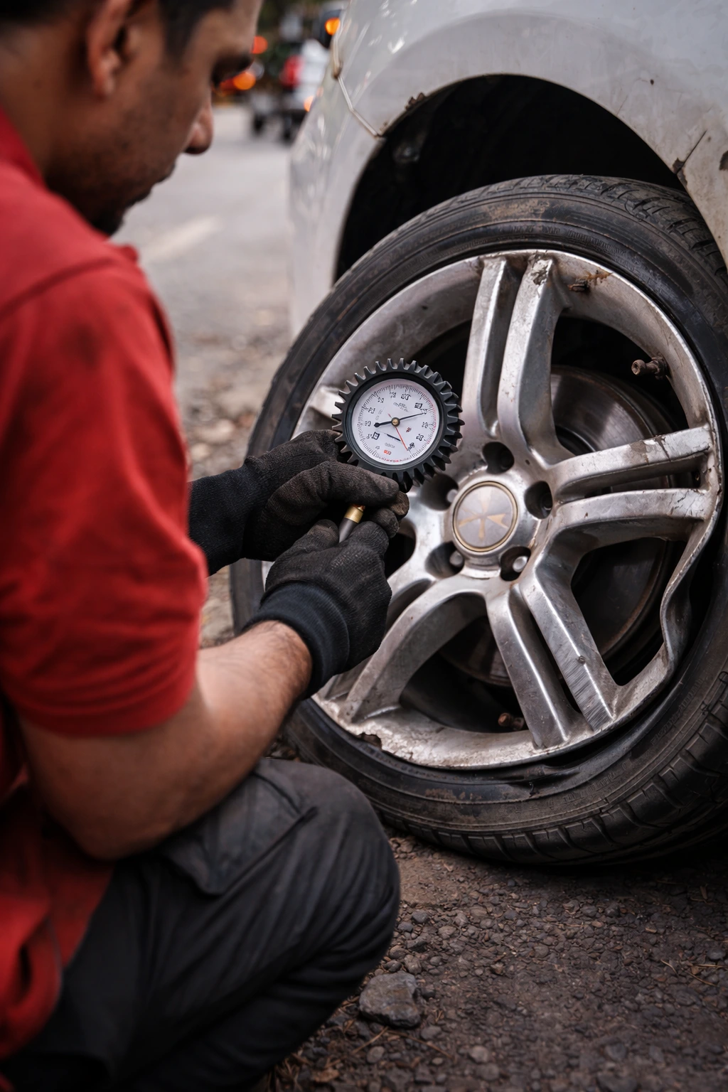 when to stop driving due to wheel damage