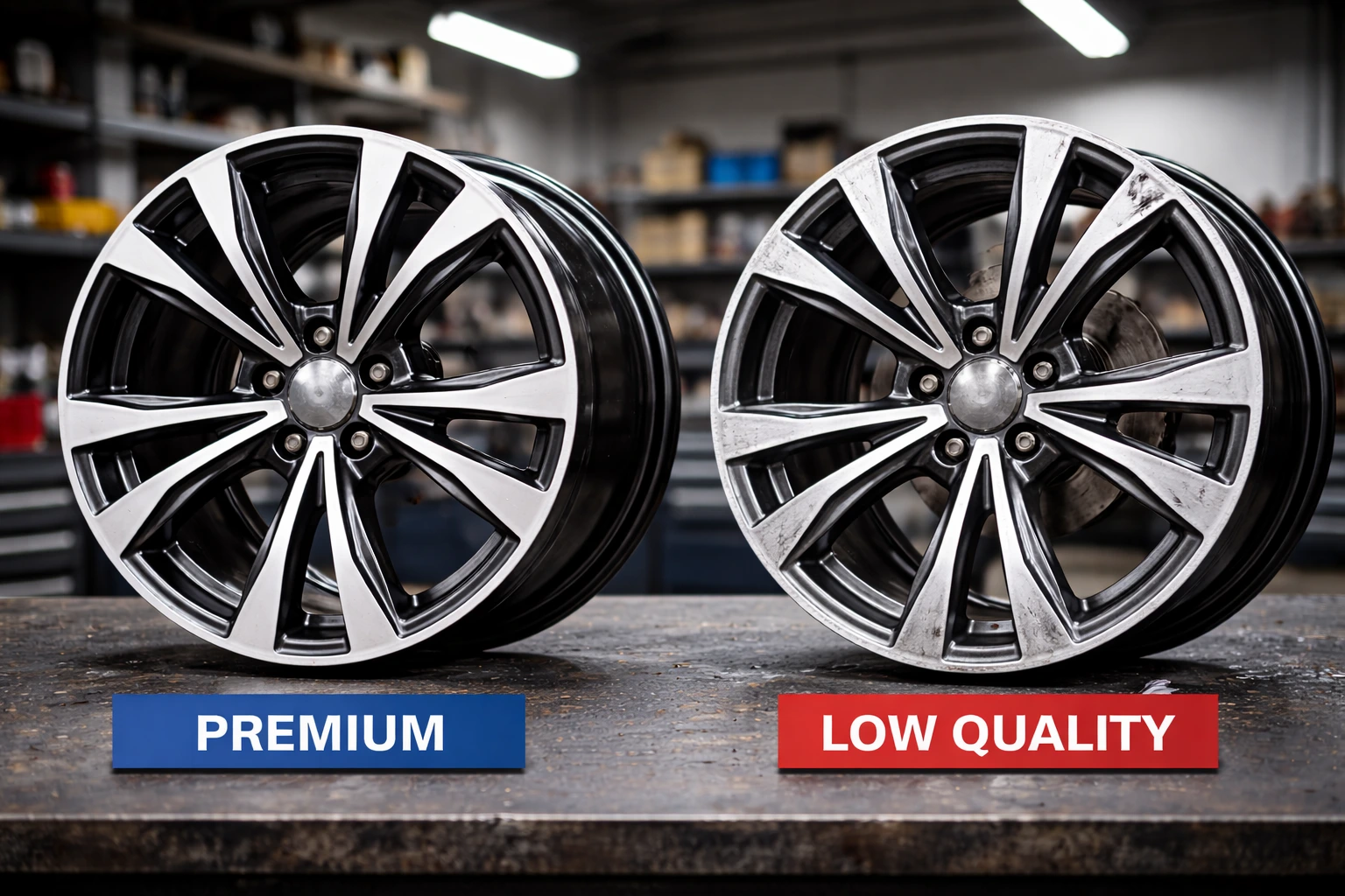 diamond cut alloy wheel manufacturing