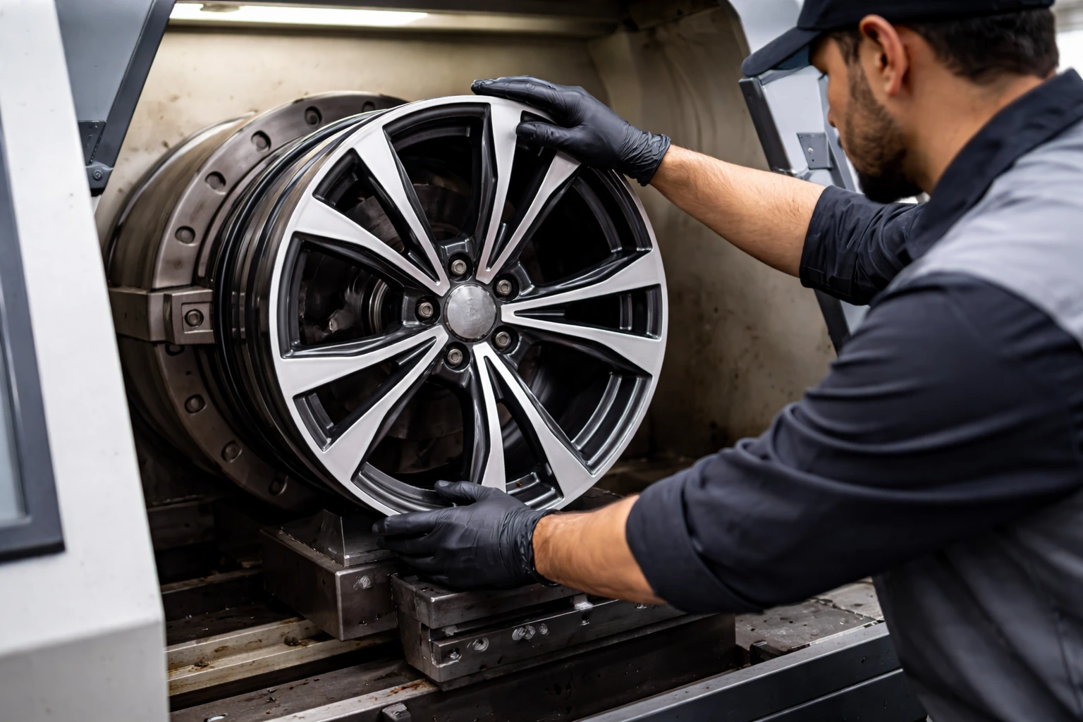 diamond cut alloy wheel manufacturing