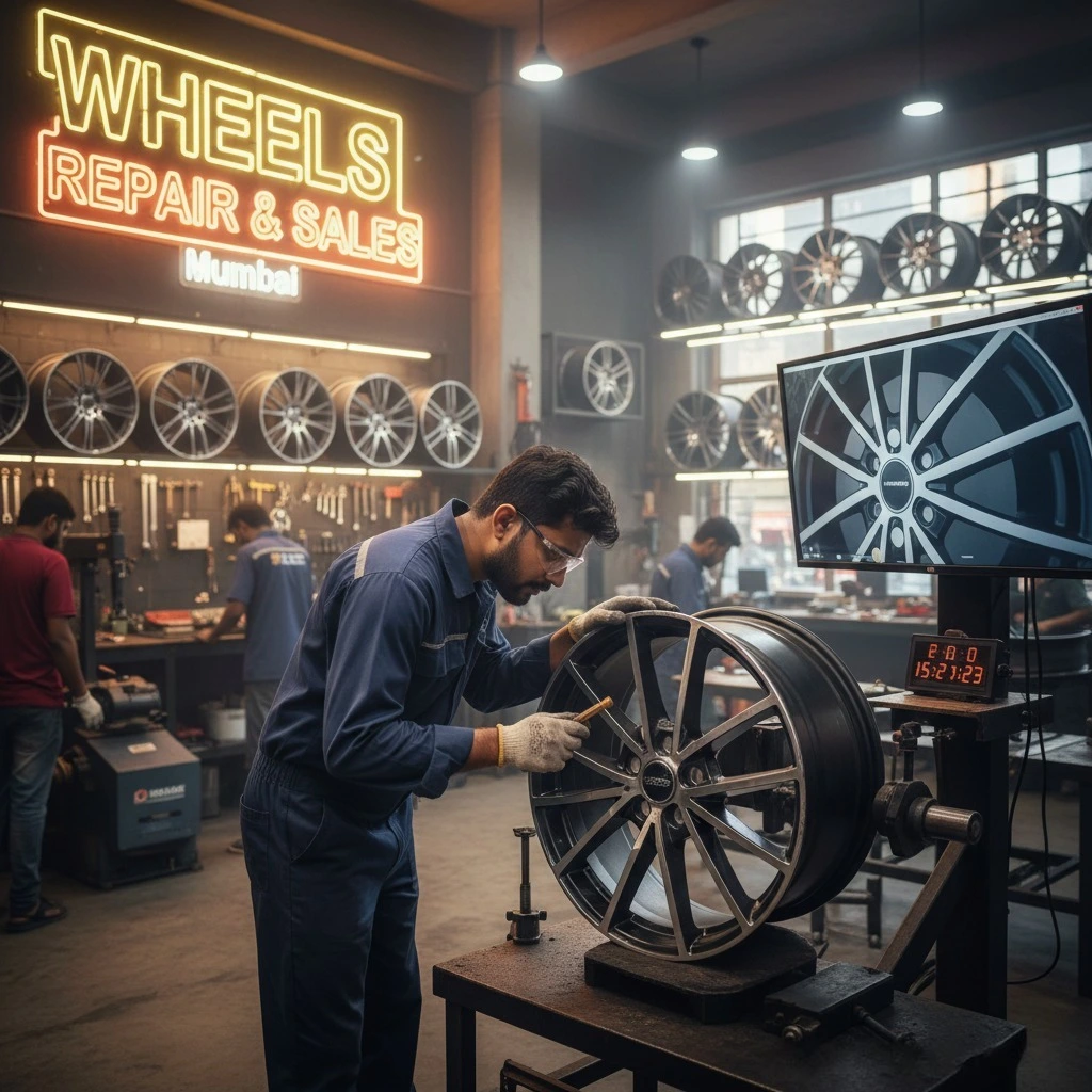 cheap vs certified alloy wheel repair services in Mumbai