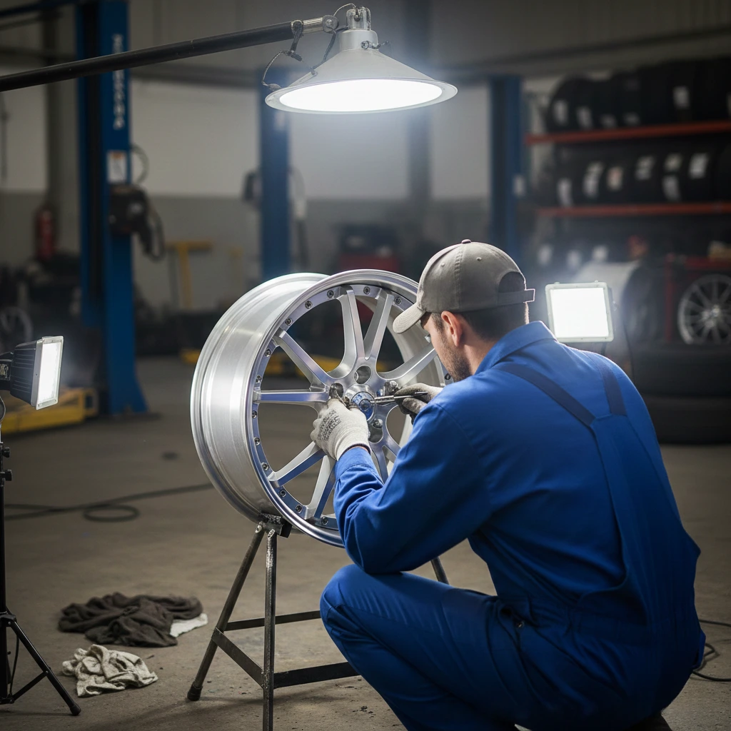 professional rim repair during Mumbai monsoon