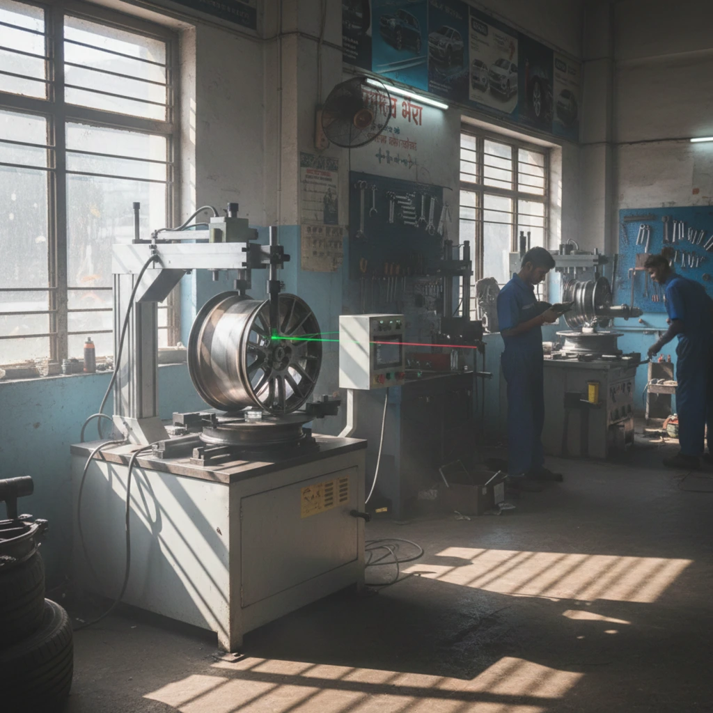 cheap vs certified alloy wheel repair services in Mumbai