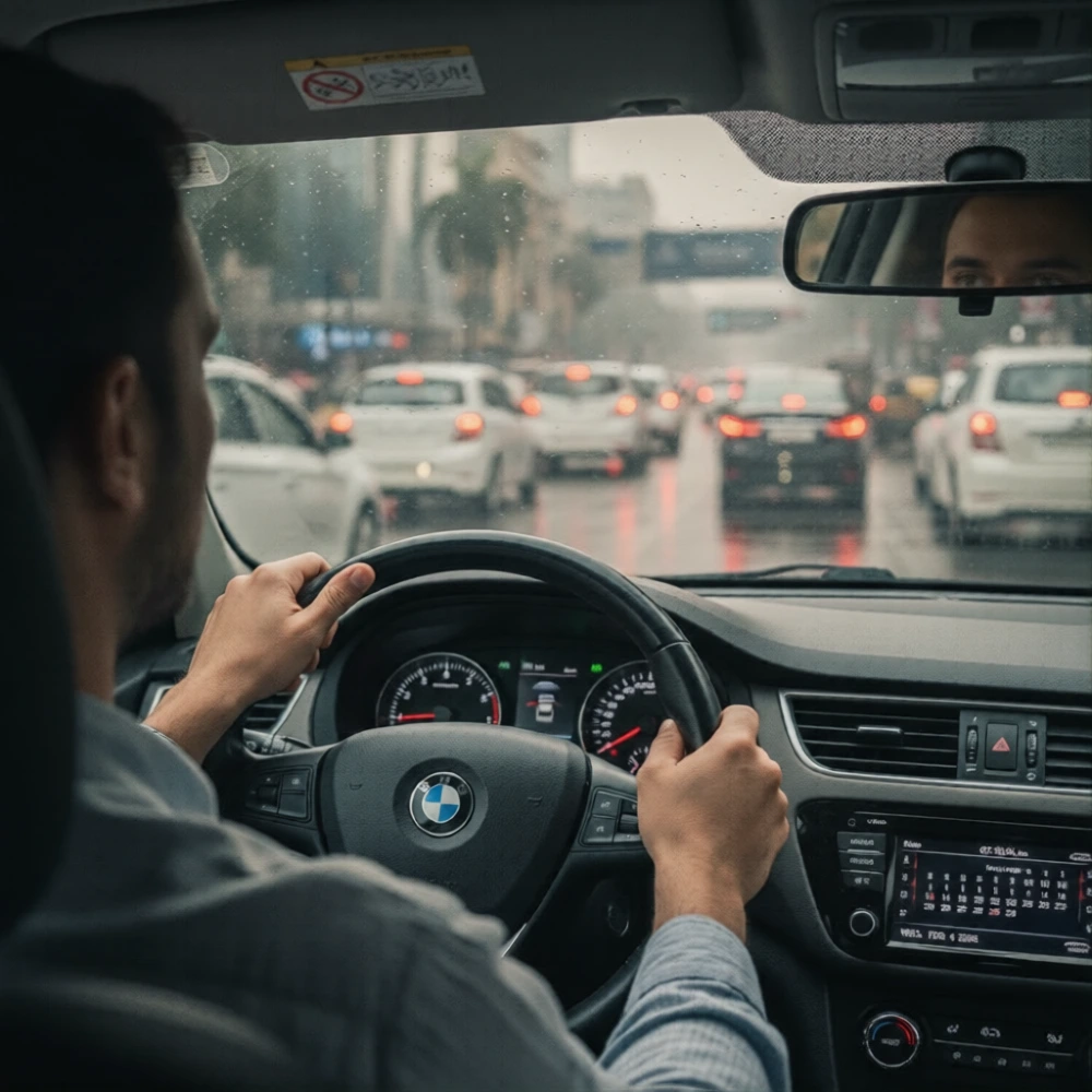 Everyday Mumbai traffic slowly destroys mag wheels