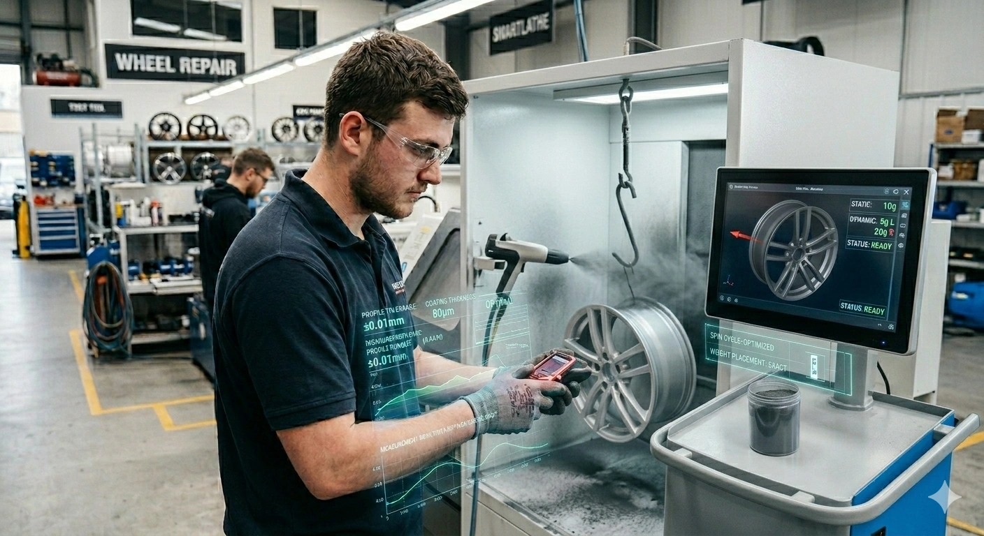 advanced technology used in Aluminum wheel repair