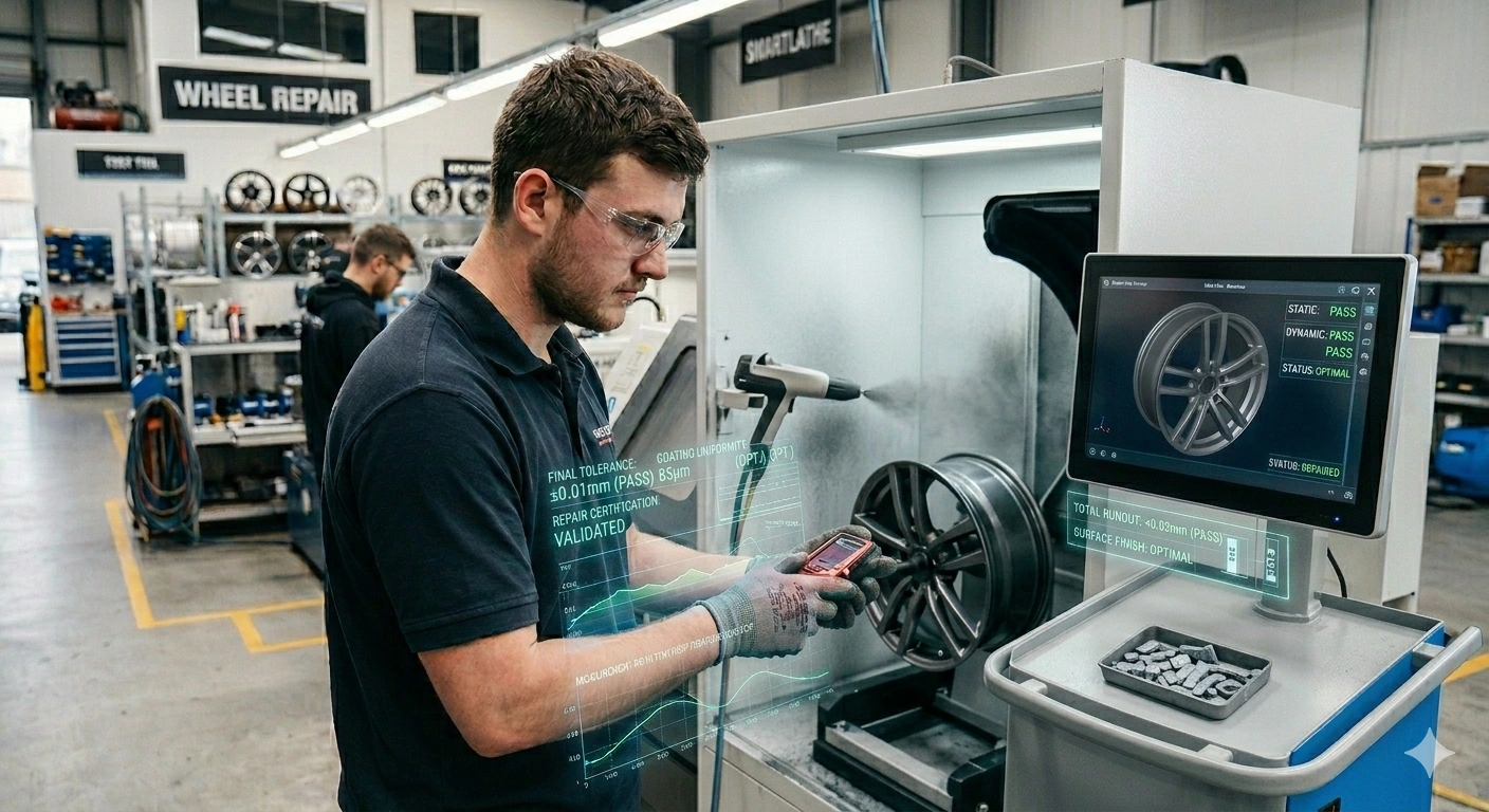 advanced technology used in Aluminum wheel repair