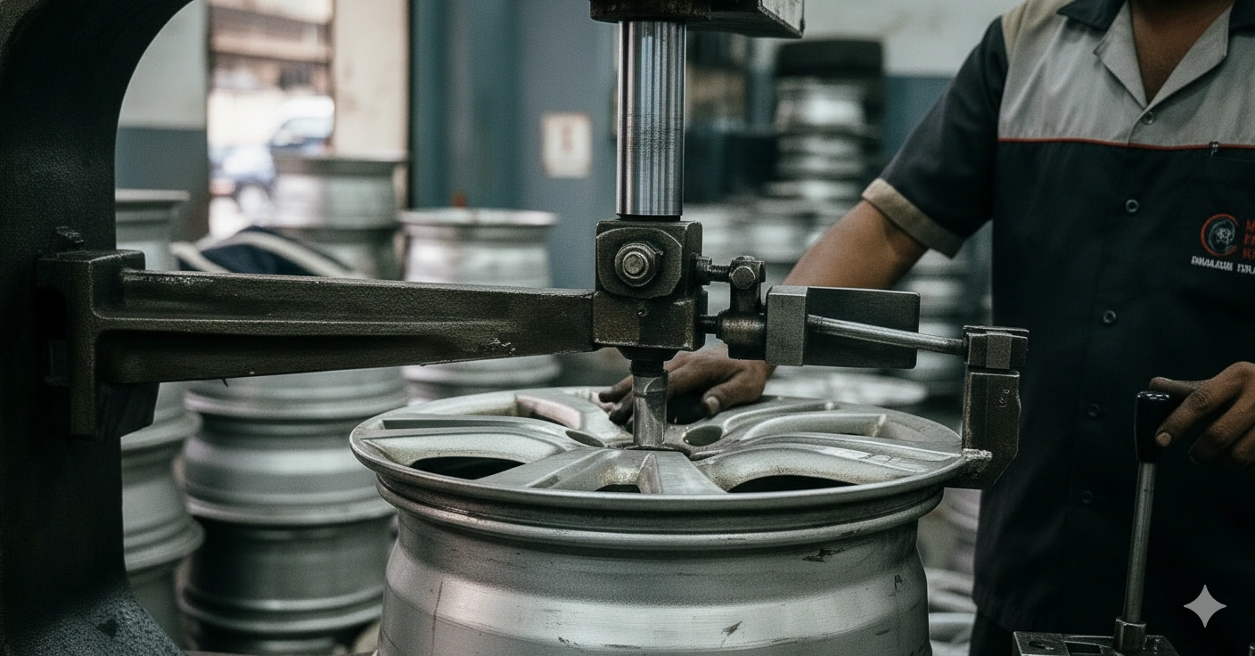 Alloy Wheel Straightening in Mumbai