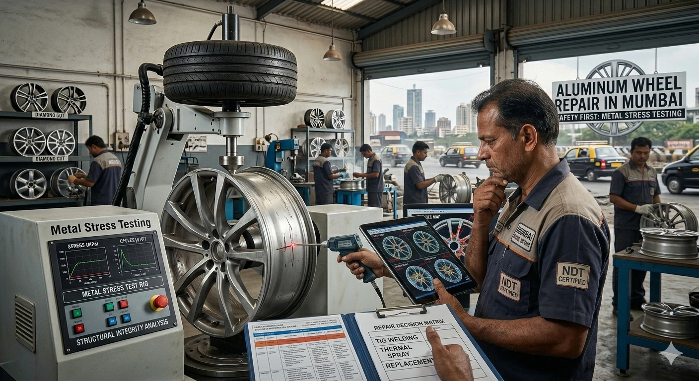 Aluminum Wheel Repair in Mumbai