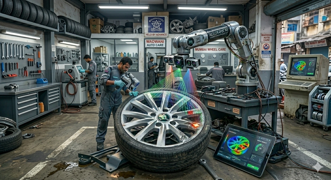Automated Alloy Wheel Repair in Mumbai