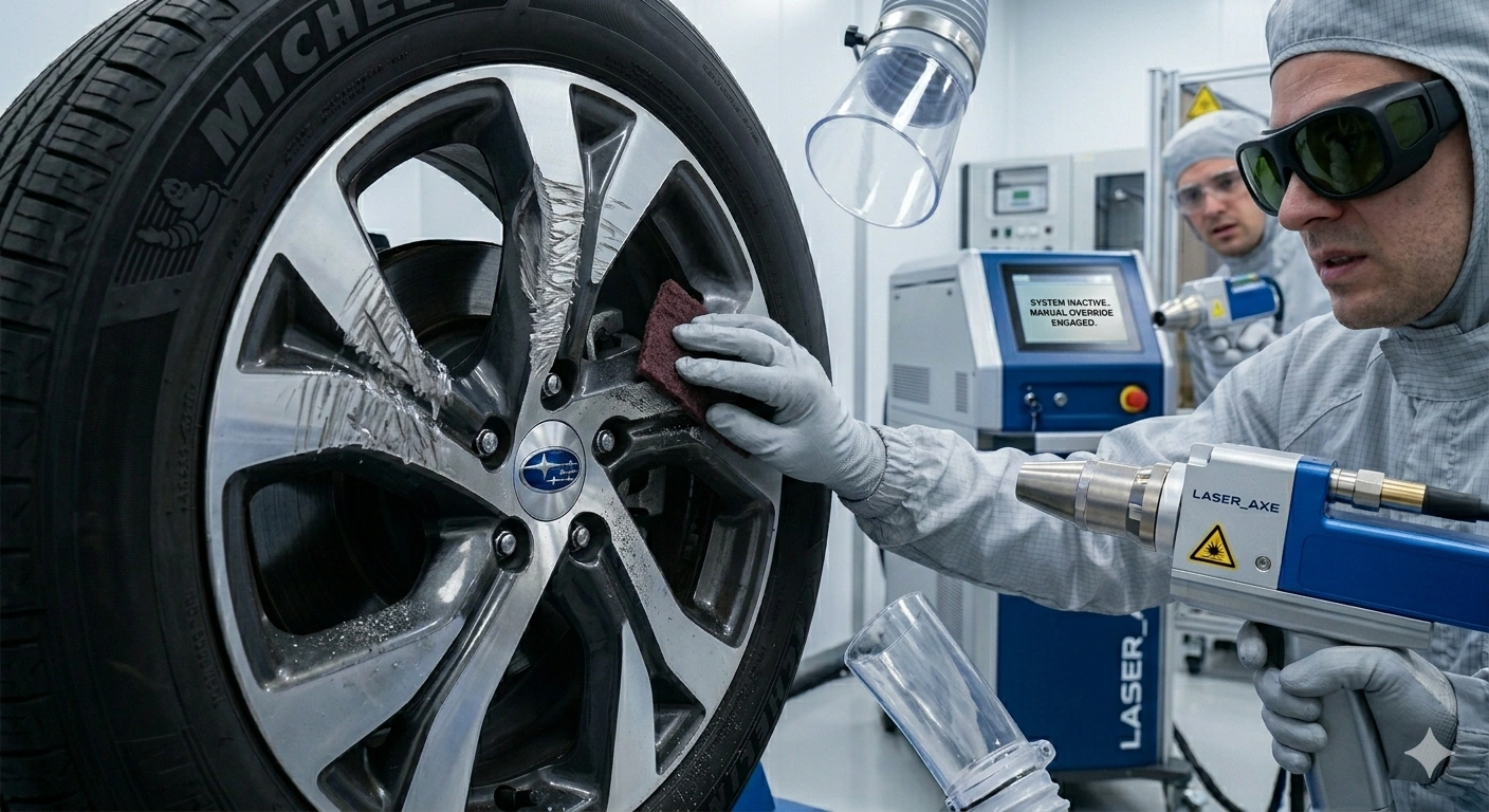 Laser Cleaning Alloy Wheel Repair Mumbai