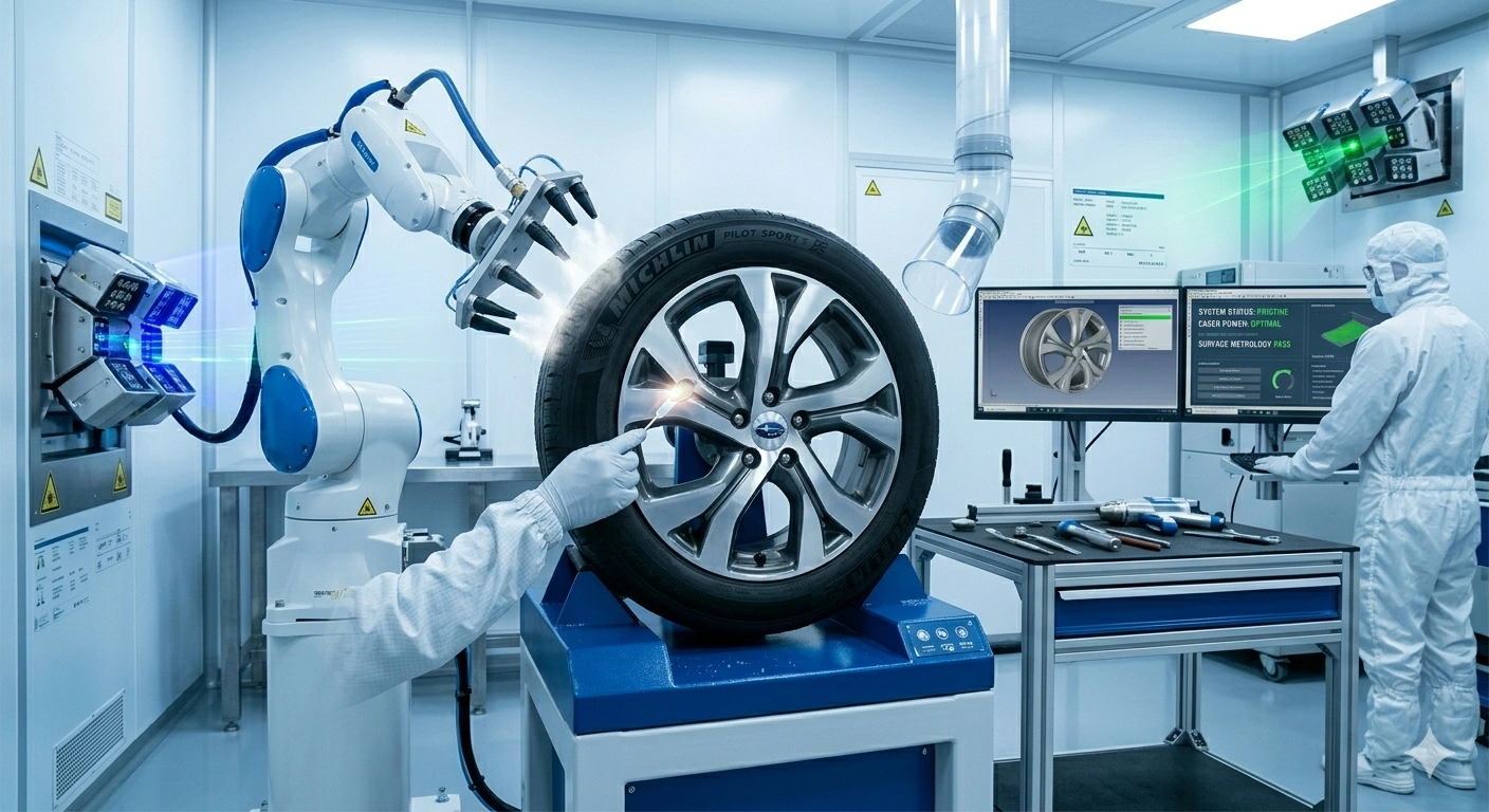 Laser Cleaning Alloy Wheel Repair Mumbai