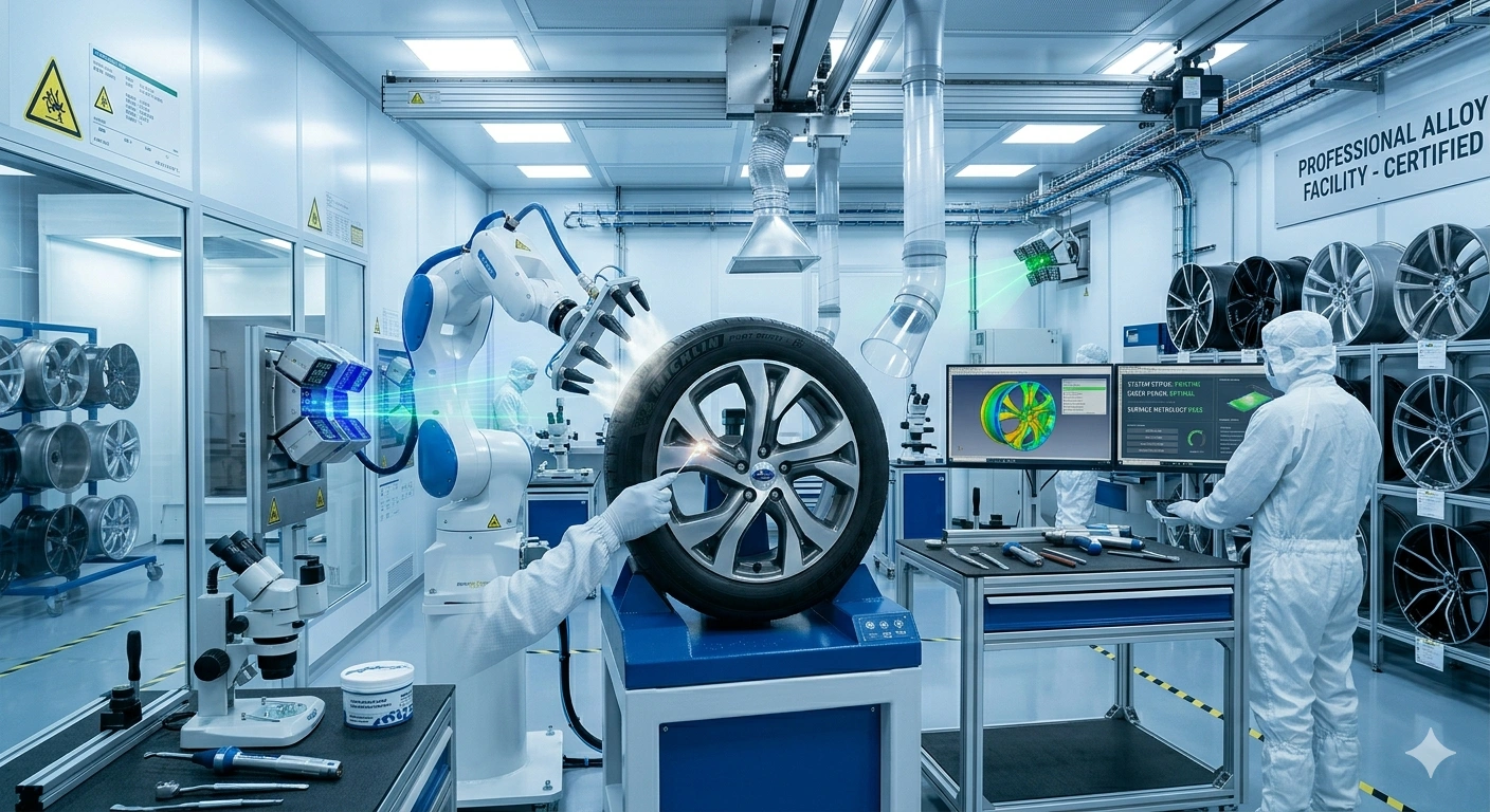 Laser Cleaning Alloy Wheel Repair Mumbai