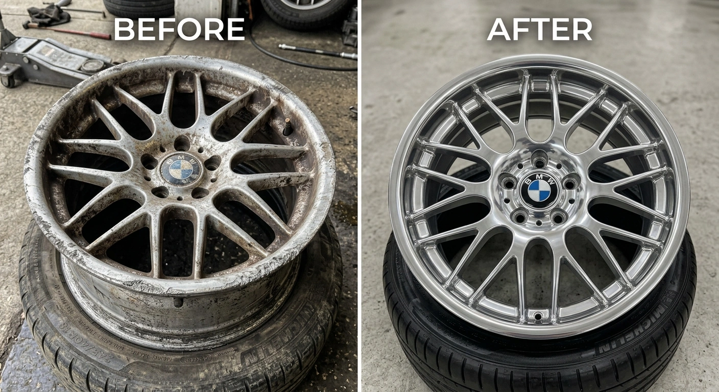 Aluminum Wheel Restoration in Mumbai