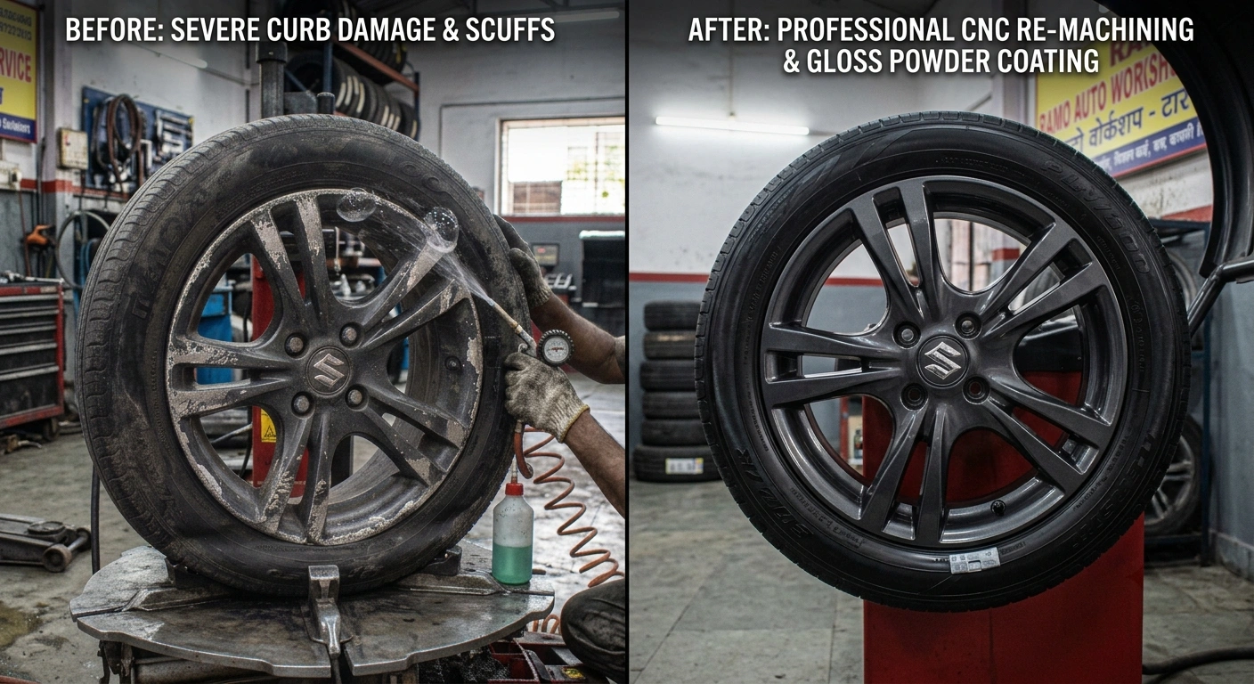 Damaged Rim Repair in Mumbai