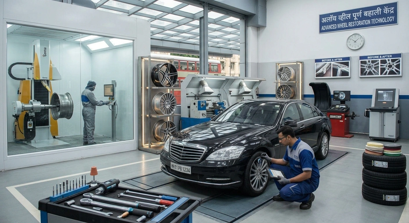 Diamond Cut Alloy Wheel Performance in Mumbai