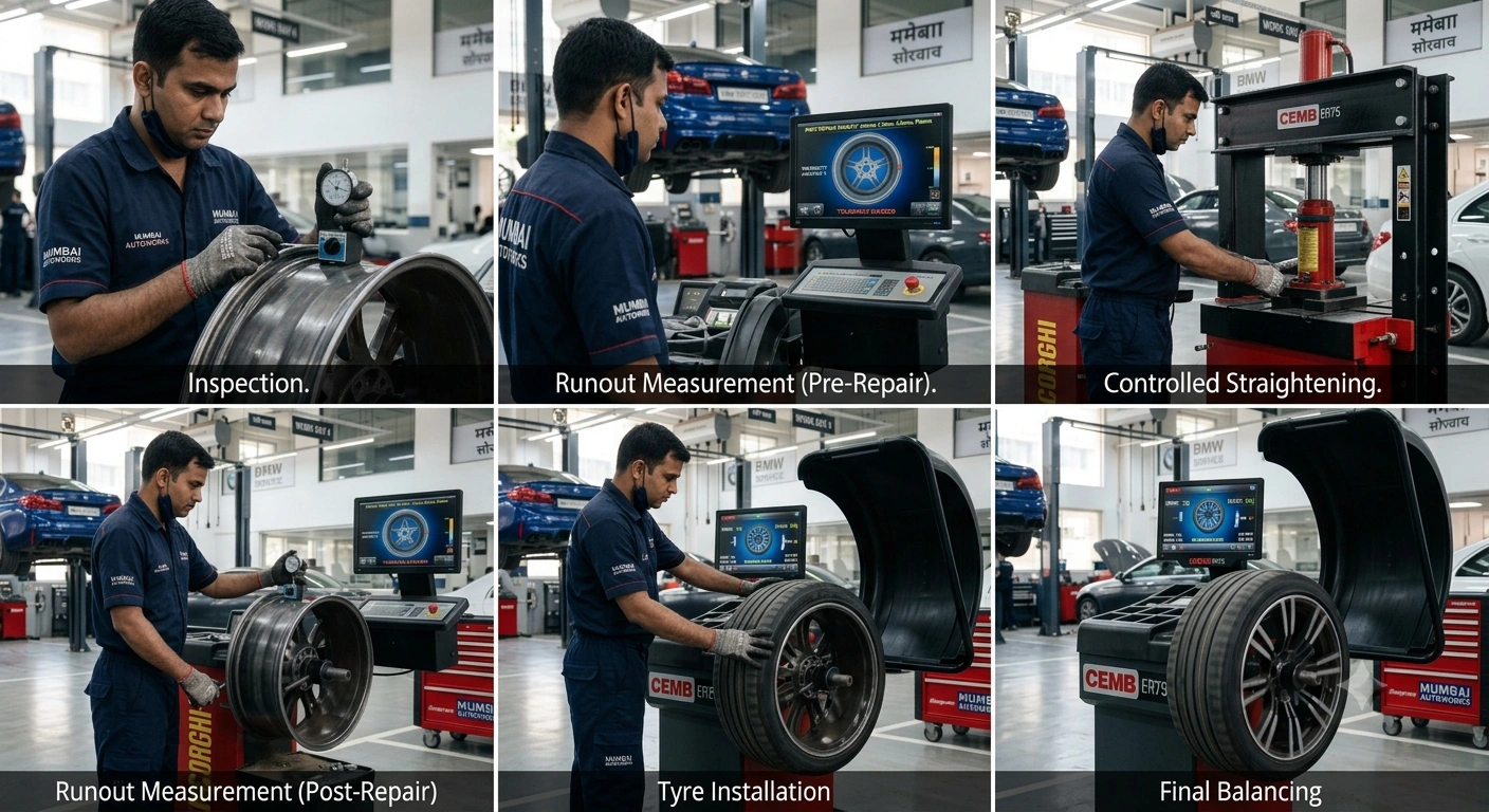 Alloy Wheel Vibration Repair in Mumbai