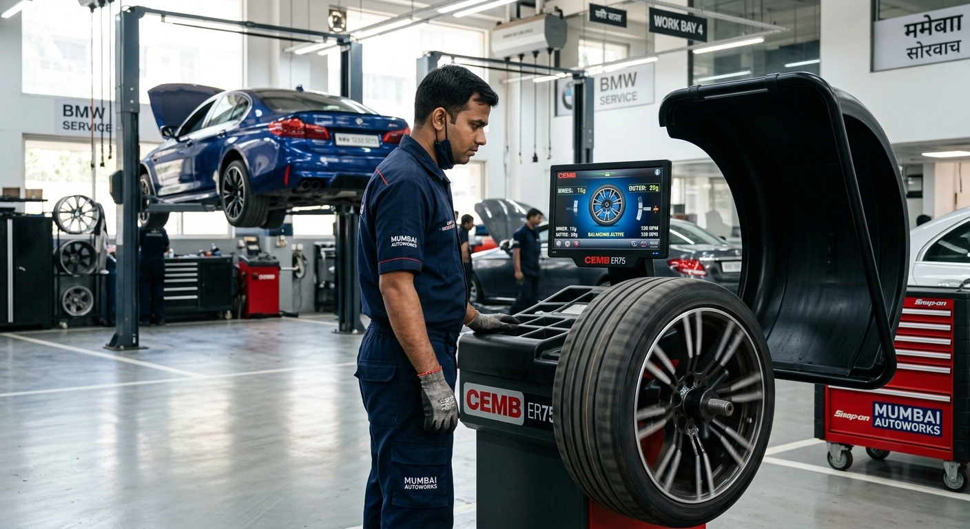 Alloy Wheel Vibration Repair in Mumbai