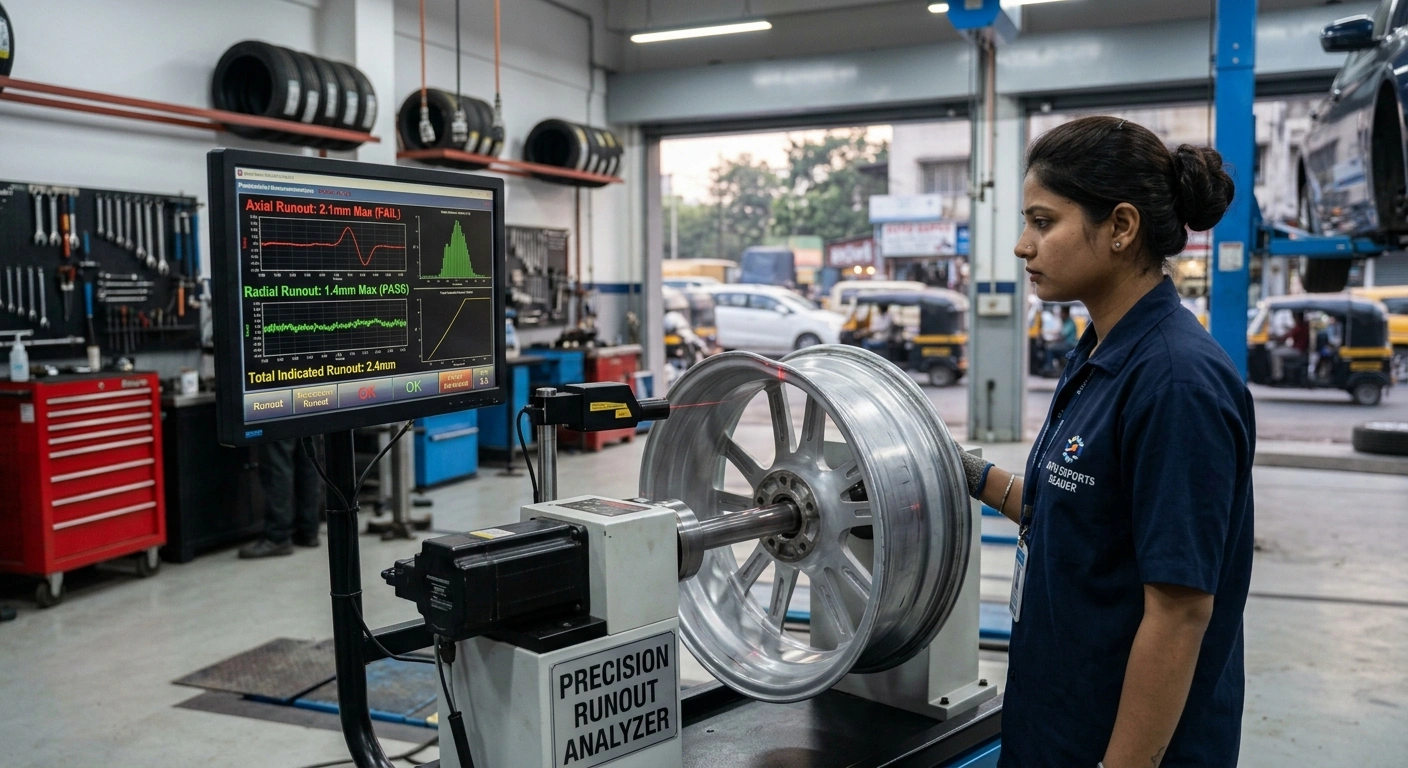 Aluminum Wheel Vibration Repair in Mumbai