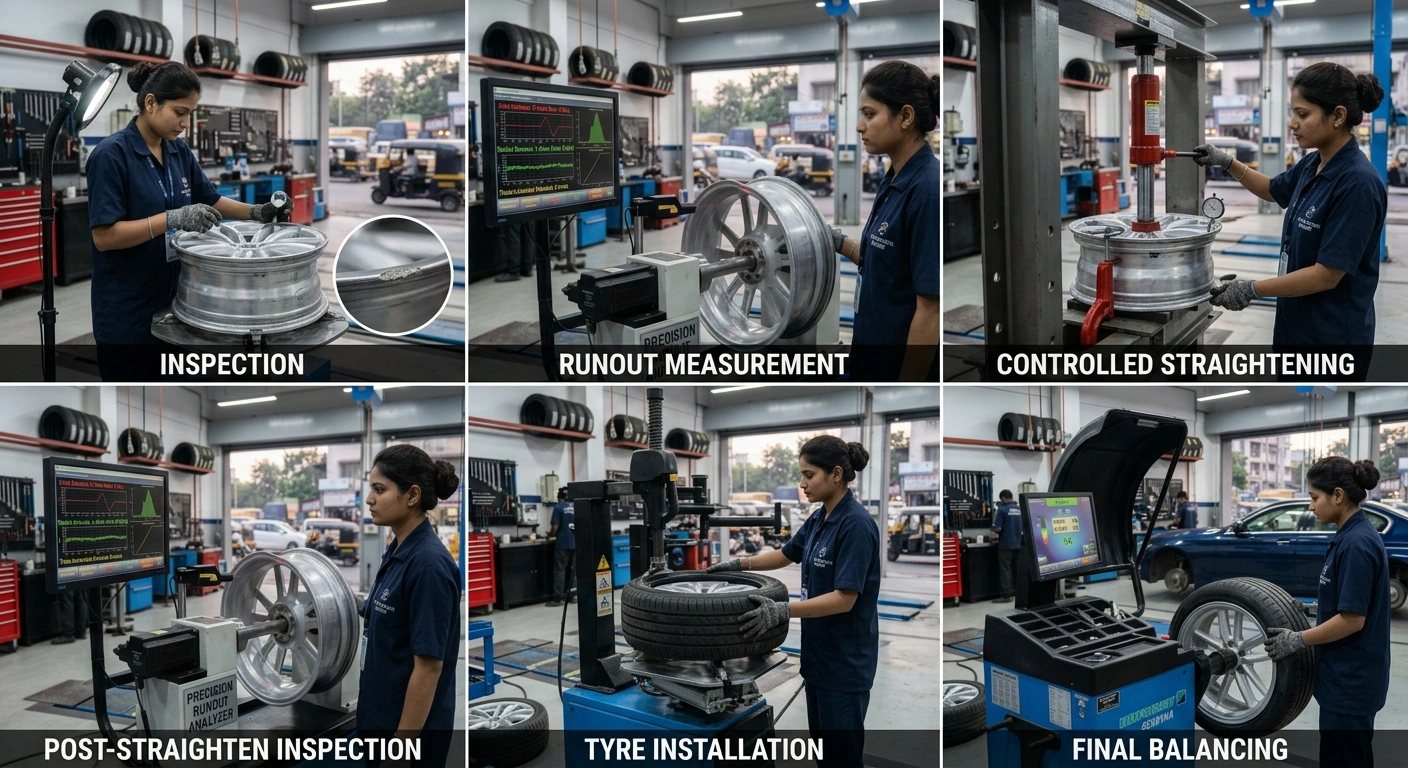 Aluminum Wheel Vibration Repair in Mumbai