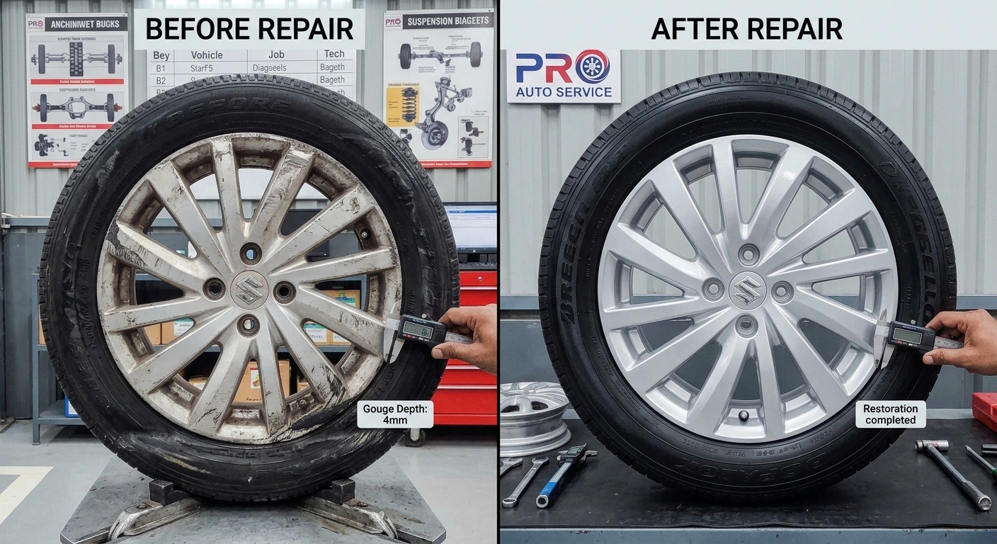Damaged Mag Wheel Repair in Mumbai