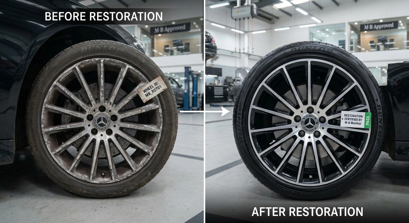 Diamond Cut Alloy Wheel Tyre Pressure Loss