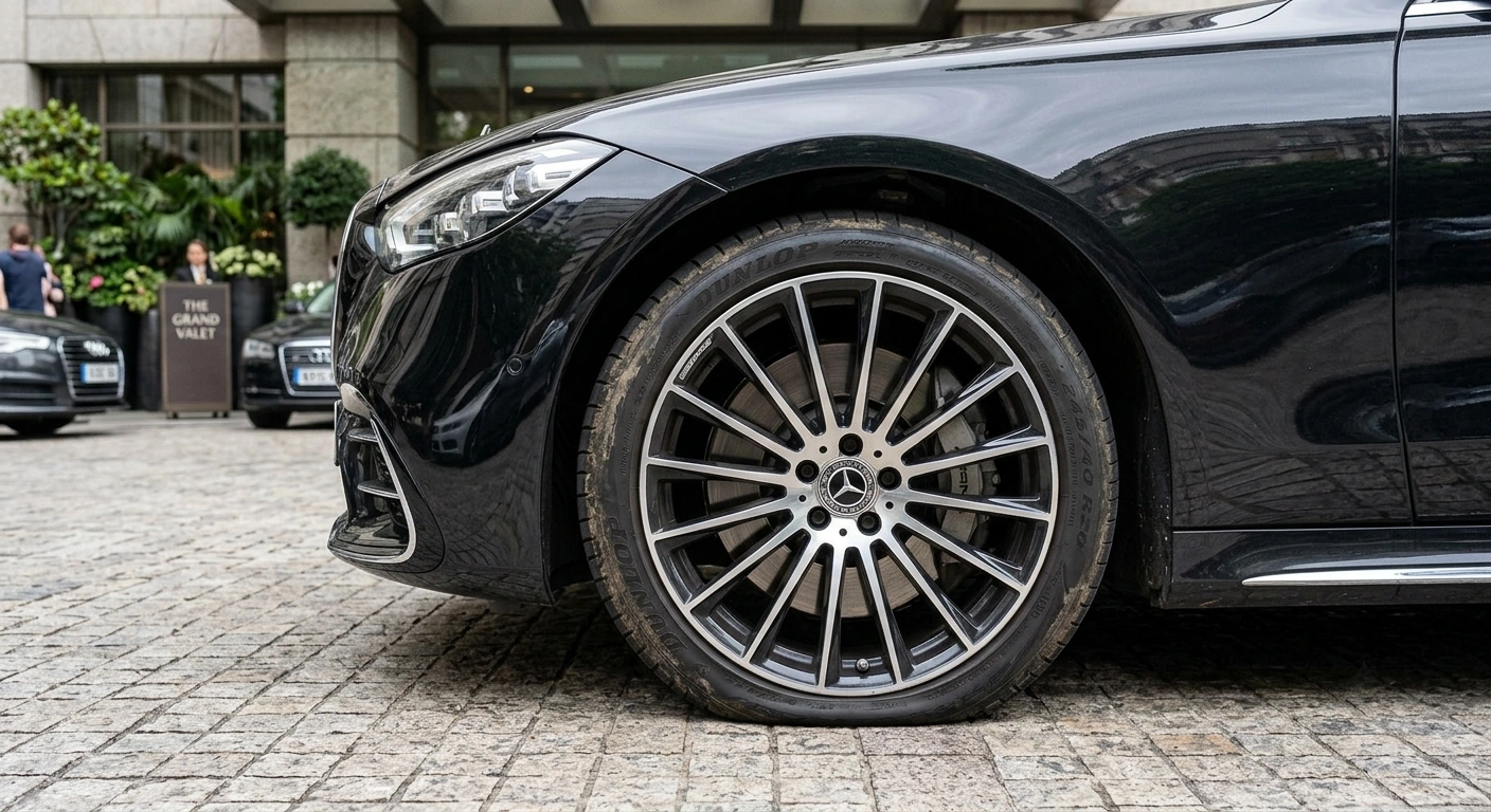 Diamond Cut Alloy Wheel Tyre Pressure Loss